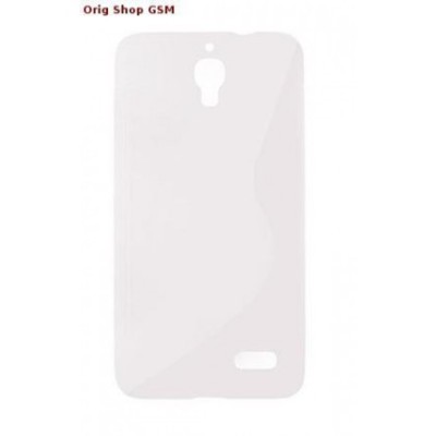 Husa Silicon S-line Samsung Galaxy S4 i9505 Alb foto