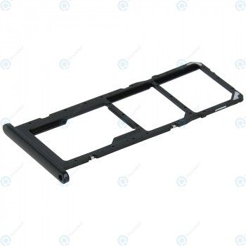 Samsung Galaxy A02s (SM-A025F) Tavă Sim + Tavă MicroSD neagră GH81-20134A