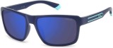 Ochelarii de Soare POLAROID PLD 2153/S FLL 5X, 58mm, Matte Blue