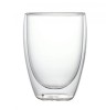 Pahar 350 ml din sticla Borosilicata cu pereti dubli, Jovy