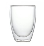 Pahar 350 ml din sticla Borosilicata cu pereti dubli, Jovy