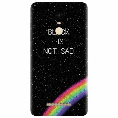 Husa silicon pentru Xiaomi Remdi Note 3, Black Is Not Sad foto