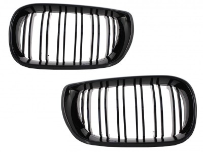 Grile Centrale BMW Seria 3 E46 Facelift (2001-2005) Negru Lucios M Design Performance AutoTuning foto