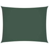 Cumpara ieftin Parasolar verde inchis 3,5x4,5m tesatura oxford dreptunghiular