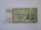 Islanda 100 Kronur 1961 la cel mai mic pret,bancnota din imagini