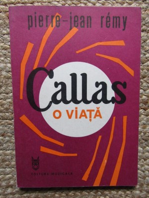 CALLAS O VIATA-PIETTE JEAN REMY foto