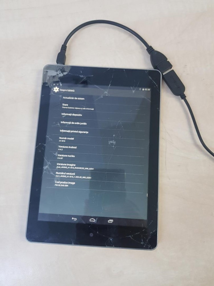 Tableta ACER Iconia Tab A1-810 piese Placa de Baza Display Acumulator, 7.9  inch, 8 Gb, Android | Okazii.ro
