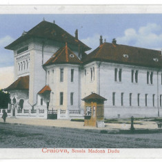 1950 - CRAIOVA, Madona Dudu School, Romania - old postcard - used