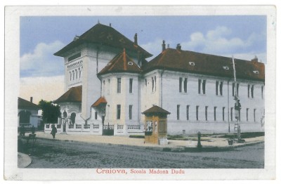 1950 - CRAIOVA, Madona Dudu School, Romania - old postcard - used foto