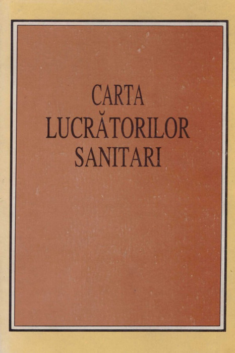 - Carta lucratorilor sanitari - 128536