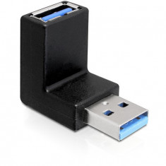 ADAPTER USB 3.0 STECKER-BUCHSE GEWINKELT 90° VERTIKAL 65339 DELOCK