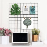 Cumpara ieftin Accesoriu decorativ de perete metalic WR004 Negru 60x60x3 cm