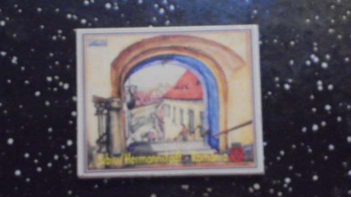 MAGNET DE FRIGIDER - ROM. - SIBIU / HERMANNSTADT - REPRODUCERE DUPA O PICTURA