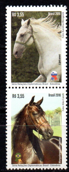 BRAZILIA 2016, Fauna - Cai, serie neuzata, MNH