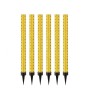 Set 6 artificii pentru tort inaltime 18 cm, Godan