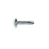 Surub autoforant pentru lemn, din otel, zincat alb, cu cap bombat, amprenta Phillips, PH 2, Friulsider, 4.8 x 16 mm