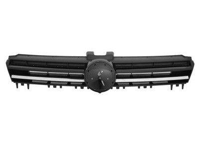 Grila radiator VW Golf 7 (5K), 10.2012-, crom/negru, cu faruri halogen, 5G0853651, 95C205 foto