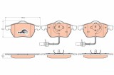 TRW GDB1307 COTEC set placute frana,frana disc