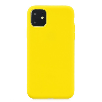 Husa APPLE iPhone 7 \ 8 - Silicone Cover (Galben Neon) Blister foto