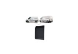 Bandou stalp NISSAN NV400, 11.2010-, Opel MOVANO, 01.2010-12.2021, RENAULT MASTER, 01.2010-06.2019, partea stanga, negru/negru; lungime 130 mm,