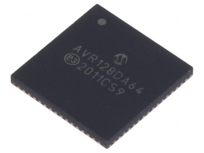 Microcontroler AVR QFN64 1.8-5.5VDC 3 AVR128 AVR-DA foto