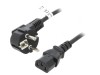Cablu Alimentare Unghiular IEC C13 2.5m, Goobay