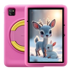 Tableta Blackview Tab 60 Pro Kids, Roz, 4G, 10.1 , HD+ IPS 60Hz, 12GB RAM (4GB + 8GB Extensibili), 128GB ROM, 8MP, Android 15, Unisoc T606, Mod PC, Go