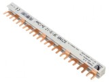 Bară colectoare 12mm&sup2; 3 Poli 400V 80A tip pieptene PVC
