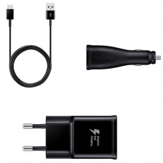 Set incarcator Samsung EP-U3100WB Power Pack Black foto