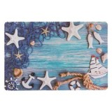 Suport Farfurie Decorativ Marin cu Modele Stele de Mare și Barca, CMCLASS