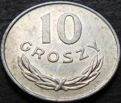 Moneda 10 GROSZY - RP POLONA / POLONIA, anul 1976 *cod 2834 B foto