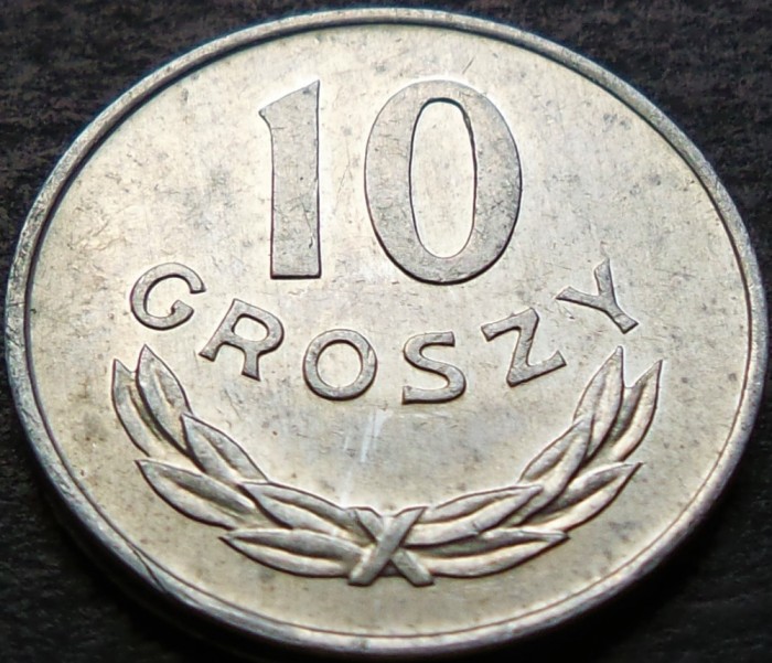 Moneda 10 GROSZY - RP POLONA / POLONIA, anul 1976 *cod 2834 B