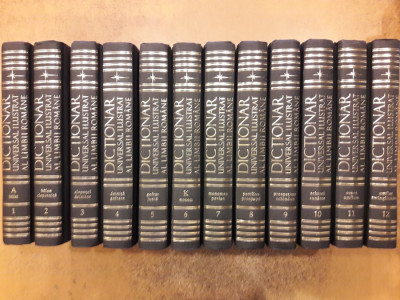 Dictionar universal ilustrat al limbii romane 12 volume foto