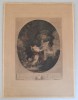 Jean-Honor&eacute; Fragonard &quot;Le Serment D&#039;Amour&quot; gravura veche 1786, Scene gen, Cerneala, Altul