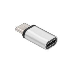 Adaptor MicroUSB - Tip C (Argintiu) foto