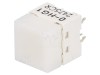Comutator Tastatură Alb cu LED Verde 24V 0.05A