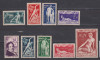 MONACO 1948 SCULPTURI MI.348-355 MNH 356 MH, Nestampilat