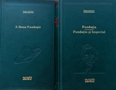 Pachet Fundația, Fundația și Imperiul, A doua Fundație. Isaac Asimov foto