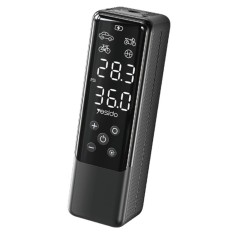 Compresor auto digital pentru rotile masinii, 50w, yesido, black foto