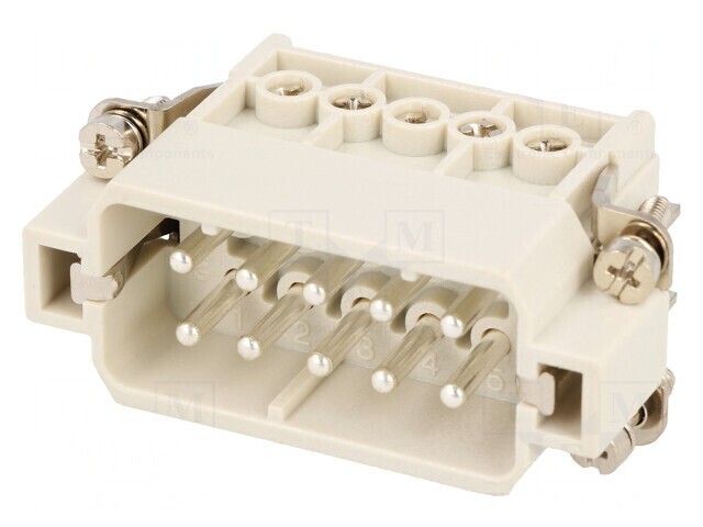 Conector HDC Inserturi Contact Tată 10 16A