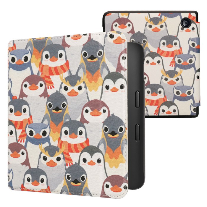 Husa Kwmobile pentru Kobo Libra 2, Multicolor, Piele ecologica, KWM0000198X018C