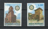 TSV$ - 1970 MICHEL 957-958 REP.S. MARINO MNH/** LUX, Nestampilat