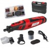 Mini polizor drept cu acumulator 8Vx2Ah, in cutie cu 127 accesorii, Raider