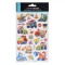 Autocolante 3D Vehicule șantier, Set 25 Bucăți, Multicolor, Dimensiune 14x25cm