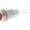 Lampă LED convexă roșie &Oslash;8mm pentru PCB - MENTOR