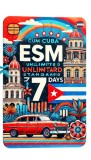 ESIM, Unlimited Standard, 7 Days, Cuba