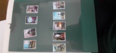 Sierra Leone-Locomotive,trenuri- serie completa-nestampilate foto