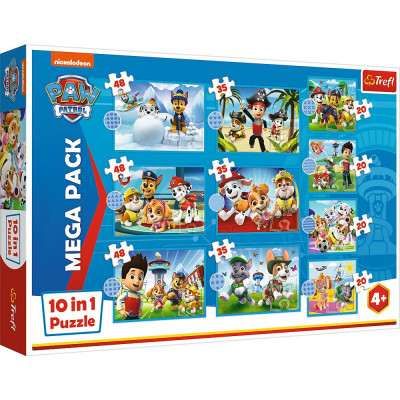 PUZZLE TREFL 10IN1 PATRULA CATELUSILOR ECHIPA CATELUSILOR SuperHeroes ToysZone foto