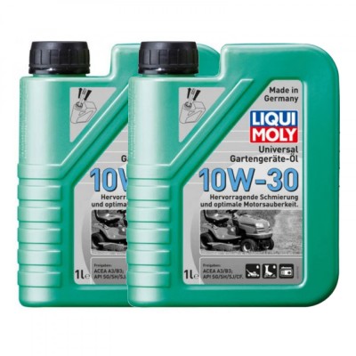 Pachet 2 litri Ulei Liqui Moly universal pentru echipamente de gradinarit 10W30 foto