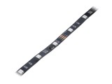 Bandă LED RGB 5050 programabilă 30 LED/m 10mm PCB neagră IP20 - IPIXEL LED